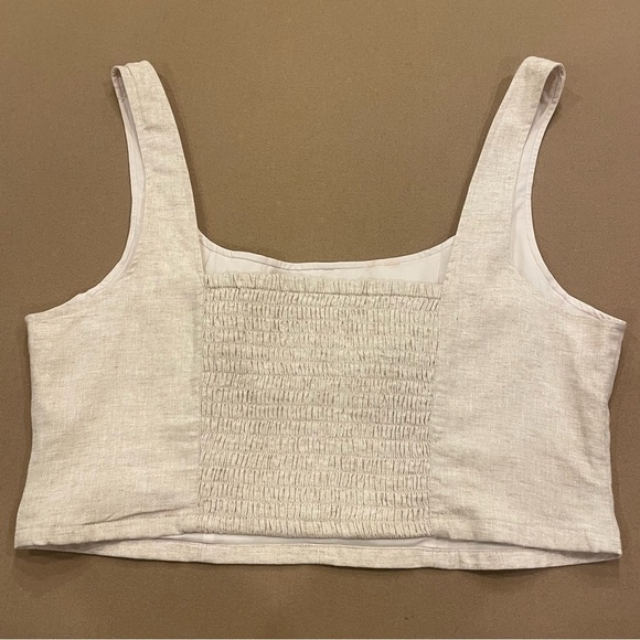 Banana Republic Linen Blend Crop Size 18 New With Tag - Picture 4 of 10